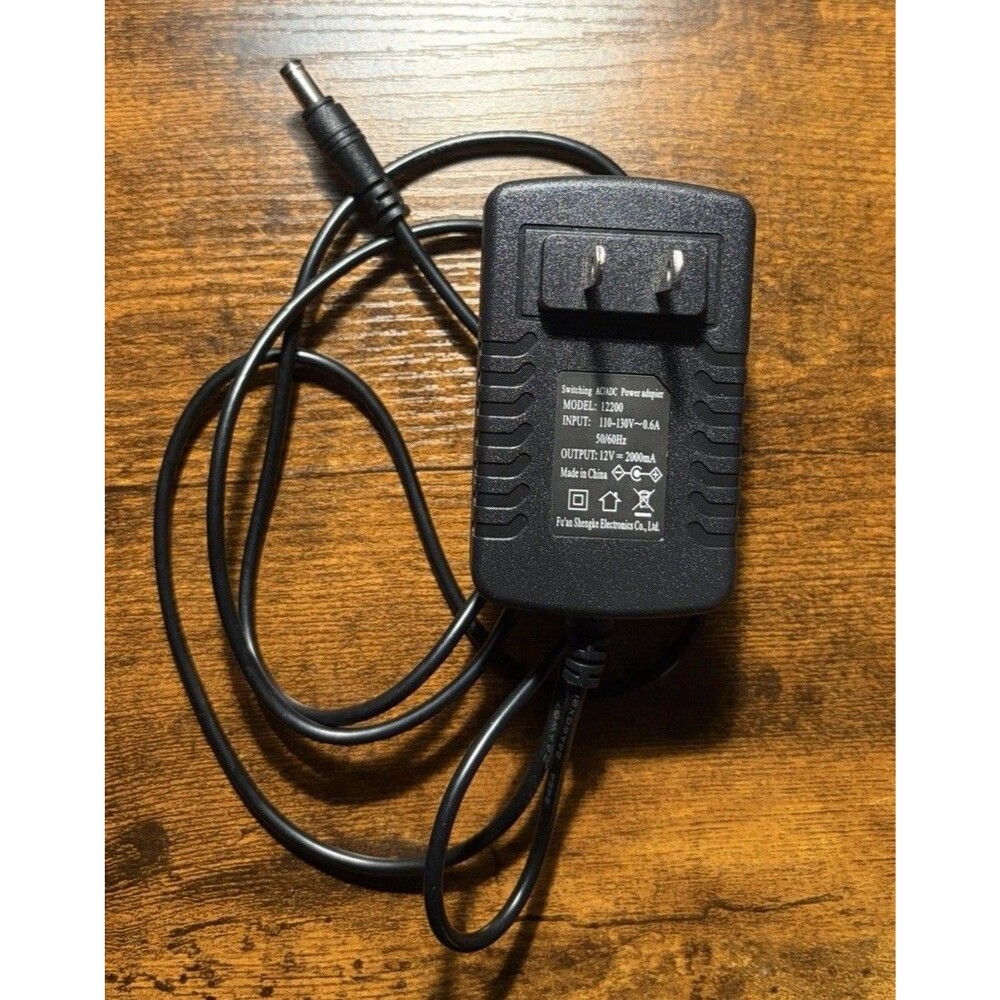 Switching AC/DC Adapter Model 12200 Power Supply 12V Fu'an Shengke Electronics